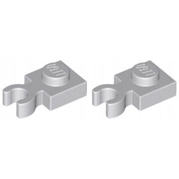 LEGO 4085d Płytka 1x1 Jasny Szary LBG 6296894 2szt NOWE