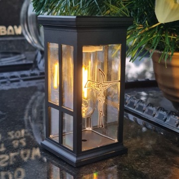 СВЕТИЛЬНИК МОГИАЛЬНЫЙ СВЕТИЛЬНИК СТАТУЭТКА ДЛЯ КЛАДБИЩА СВЕТОДИОДНАЯ СОЛНЕЧНАЯ СВЕЧА