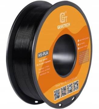FILAMENT GEEETECH HIGH SPEED CZARNY BLACK PLA 1kg