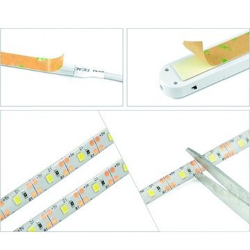 СВЕТОДИОДНАЯ ЛЕНТА ЛАМПА ДАТЧИК ДВИЖЕНИЯ 5M USB БАТАРЕИ