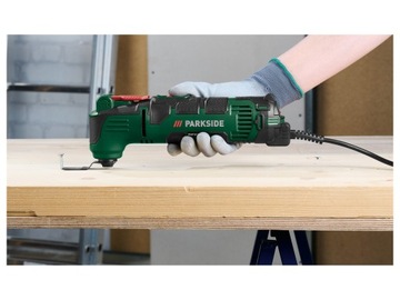 Многофункциональный инструмент Parkside PMFW 310 G4, кейс и аксессуары для ремонта