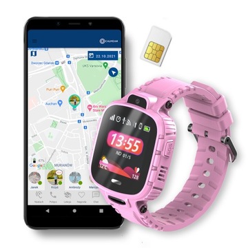 KIDS SMARTWATCH CALMEAN ACTIVE POLSKIE MENU