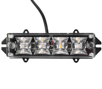 4x LAMPY OSTRZEGAWCZE STROBOSKOP POMOC LAWETA LED MOCNE STROBOSKOPY