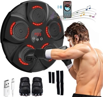 MUSIC BOXING MACHINE W TRENINGOWY ŚCIANA BOKSERSKA LED DO TRENINGU W DOMU