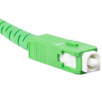 KABEL PRZEWÓD ŚWIATŁOWODOWY ŚWIATŁOWÓD PATCHCORD SC/APC-SC/APC SIMPLEX 3M