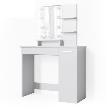 TOALETKA JULIA BIAŁA Z OŚWIETLENIEM LED VICCO