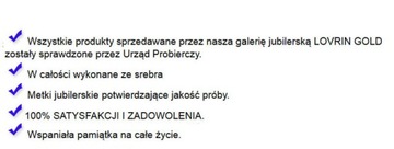 Srebrna zawieszka 925 krzyż z cyrkoniami kryształkami 3,20g na prezent