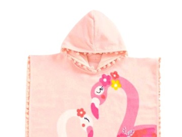 MOTHERCARE Ponczo kąpielowe Ręcznik z kapturem Flamingi 5-6 L /116