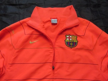 NIKE FC BARCELONA BARCA 2008-2009 rozpinana pomarańczowa bluza rozmiar L