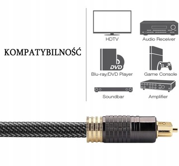 3-метровый кабель Toslink Оптический цифровой аудиокабель SPDIF T-T 3 м