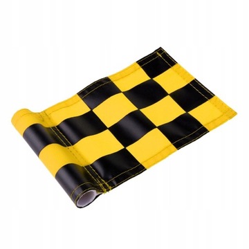 2 флага для гольфа, практика установки флага,