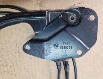 BMW E36 КАБРИОЛЕТ РУЧКА КРЫШИ ТРОС ОТКРЫТИЯ ЗАМКА 67618360228