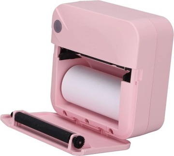 MINI DRUKARKA TERMICZNA DRUKUŚ WKŁADY ROLKI SAMOPRZYLEPNE KOLOROWE ZESTAW