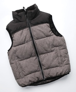H&M 146 10-11 SZARA KAMIZELKA PIKOWANA OCIEPLANA SPORTOWA BEZRĘKAWNIK
