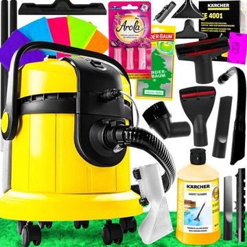 NAJNOWSZY ODKURZACZ PIORĄCY SE 4001 PLUS KARCHER TURBO PRANIE TAPICERKI XXL