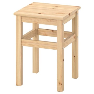 STOŁEK TABORET IKEA ODDVAR SOSNA 32x32x55 CM