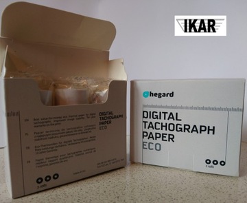 Бумага для цифрового тахографа HEGARD (10 шт.)