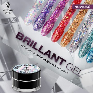 Victoria Vynn Brillant Gel 5г Гель для дизайна ногтей СМЕШИВАЙТЕ цвета