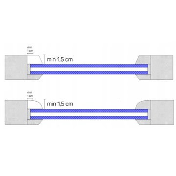 ROLETA MINI W KASECIE PCV WYMIAR DO 150 CM Z PROWADNICAMI WEWNĘTRZNE 2 CM
