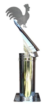 Przedłużenie komina KWAS fi 200mm - 1,6m z KOGUTEM