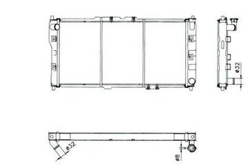 CHLADIČ MAZDA 323/MX-3 94-