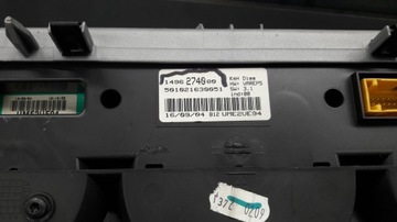 1496274080 PŘÍSTROJOVÁ DESKA BUDÍKY CITROEN C8 2.0 HDI