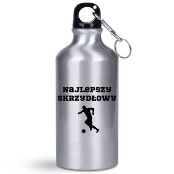 Butelka/bidon 400 ml prezent dla skrzydłowego, skrzydłowy, piłka nożna