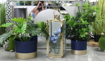 Крышка для цветочного горшка из зеленого золота Ø14,5 DEcodomi