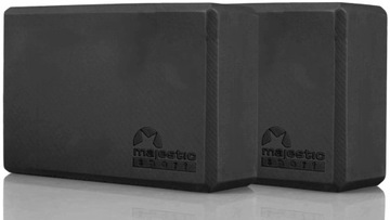 Kostka do jogi blok klocek MajesticSport zestaw x2