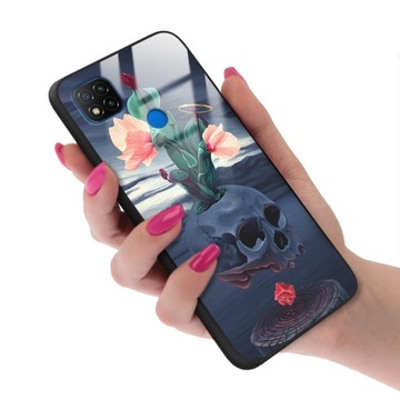 Etui GLASS do XIAOMI REDMI 9C Case Piękne Wzory