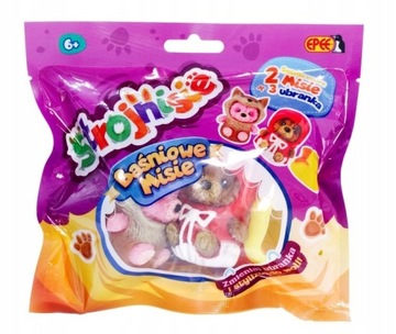 MISIE STROJNISIE CZERWONY KAPTUREK + WILK + SUKIENKA