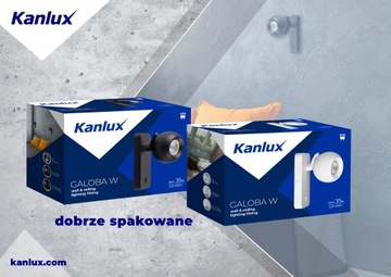 Kanlux GALOBA W 1XGU10 B настенный светильник