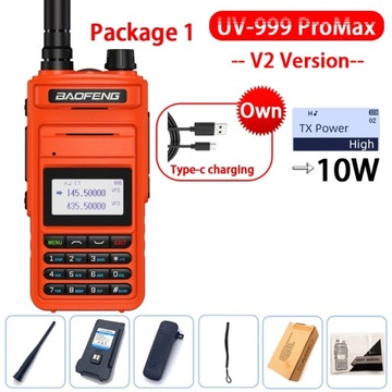 2022 Baofeng UV-999 ProMax 10W daleki zasięg