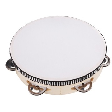 Tamburyn Double Row 8in Percussion Jingles