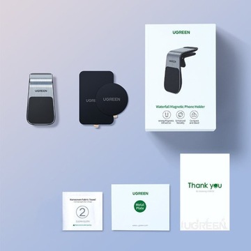 ДЕРЖАТЕЛЬ ДЛЯ ТЕЛЕФОНА UGREEN 4,7–7,2 ДЮЙМА МАГНИТНЫЙ ДЛЯ АВТОМОБИЛЬНОЙ РЕШЕТКИ