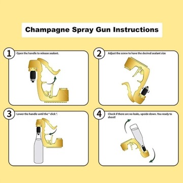 Beer Bottle Durable Spray Gun Champagne Wine