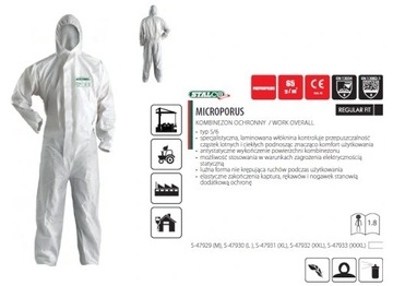 STALCO KOMBINEZON OCHRONNY MICROPOROUS ROZM. L