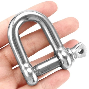 ШАКЕЛЬ ПРЯМАЯ ПРОДОЛЬНАЯ ОЦИНКОВАННАЯ 8ММ