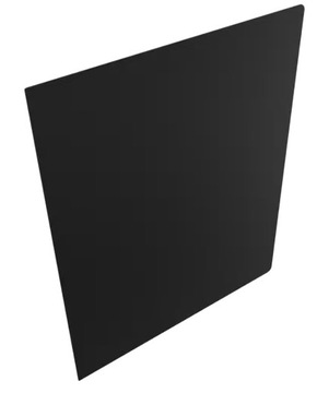 Стальная основа для печи, Узор 6, 80х100 см, черная