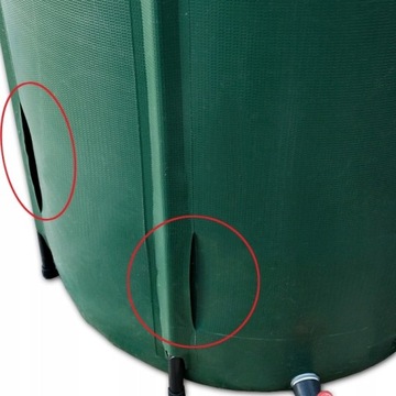 РЕЗЕРВУАР ДЛЯ ДОЖДЕВОЙ ВОДЫ ОБЪЕМОМ 380 Л ЕМКОСТЬ ДЛЯ ВОДЫ 100x70 ДОЖДЕВОЙ ВЫВОД