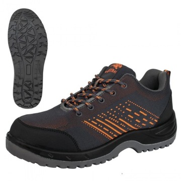 Buty Robocze BTX GO Półbuty Ochronne Oddychające SRC PU/PU 44