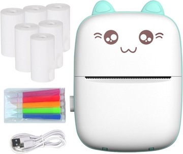 Портативный термопринтер без чернил, беспроводной