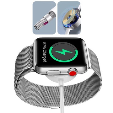 ŁADOWARKA INDUKCYJNA DO IPHONE APPLE WATCH KABEL