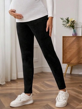 БРЮКИ ДЛЯ МАТЕРИ КЛАССИЧЕСКИЕ, ГЛАДКАЯ ТКАНЬ, ПРИГЛАЖЕННАЯ ТРУБА SHEIN 44