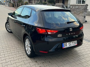Seat Leon III Hatchback 1.6 TDI CR 105KM 2014 Seat Leon Opłacony Dwustrefowy klimatronic, zdjęcie 3