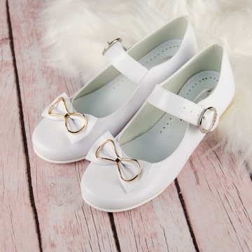 Buty komunijne dziewczęce KBD-813 - Rozmiar: 32 -