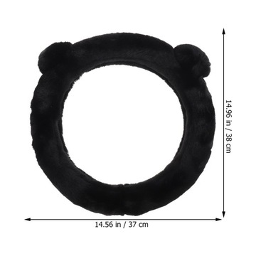 UNIWERSALNA OSŁONA KIEROWNICY SAMOCHODOWEJ Z PLUSZU OCHRONA I NA ZIMĘ