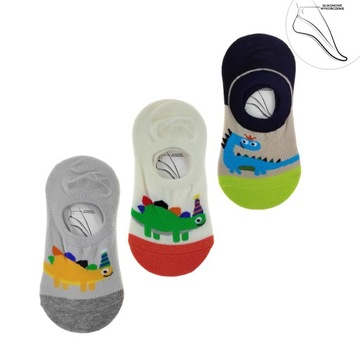 Moraj Stopki Balerinki z Silikon DINO 3-pary 31-34