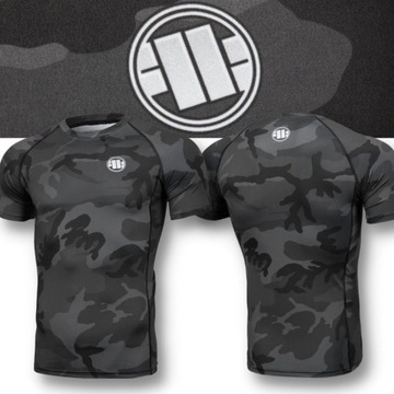 Koszulka PIT BULL kompresyjna RASHGUARD pitbull
