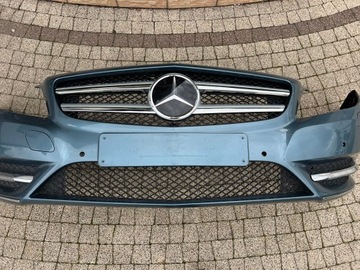 Mercedes B 246 передний бампер Решетка Led хром PDC